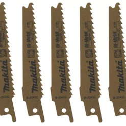 Makita B-20432 Wood With Nails Reciprocating Saw Blades 100mm 5 Pack