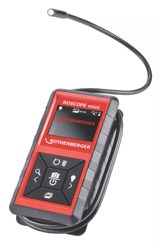 Rothenberger Roscope Mini Hand-Held Inspection Camera With 2 1/2" Colour Screen