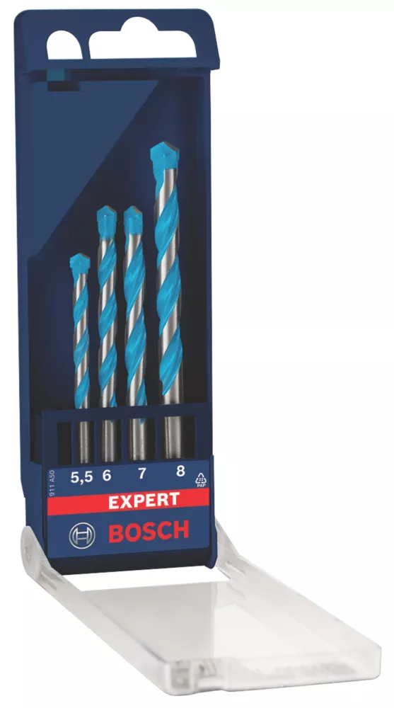 Bosch Expert Straight Shank Multi-Purpose Drill Bits 4 Piece Set - Image 2