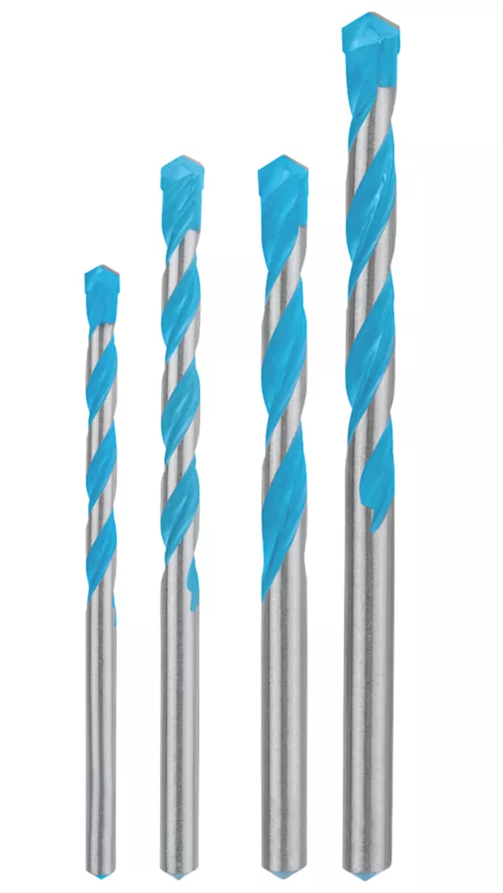 Bosch Expert Straight Shank Multi-Purpose Drill Bits 4 Piece Set