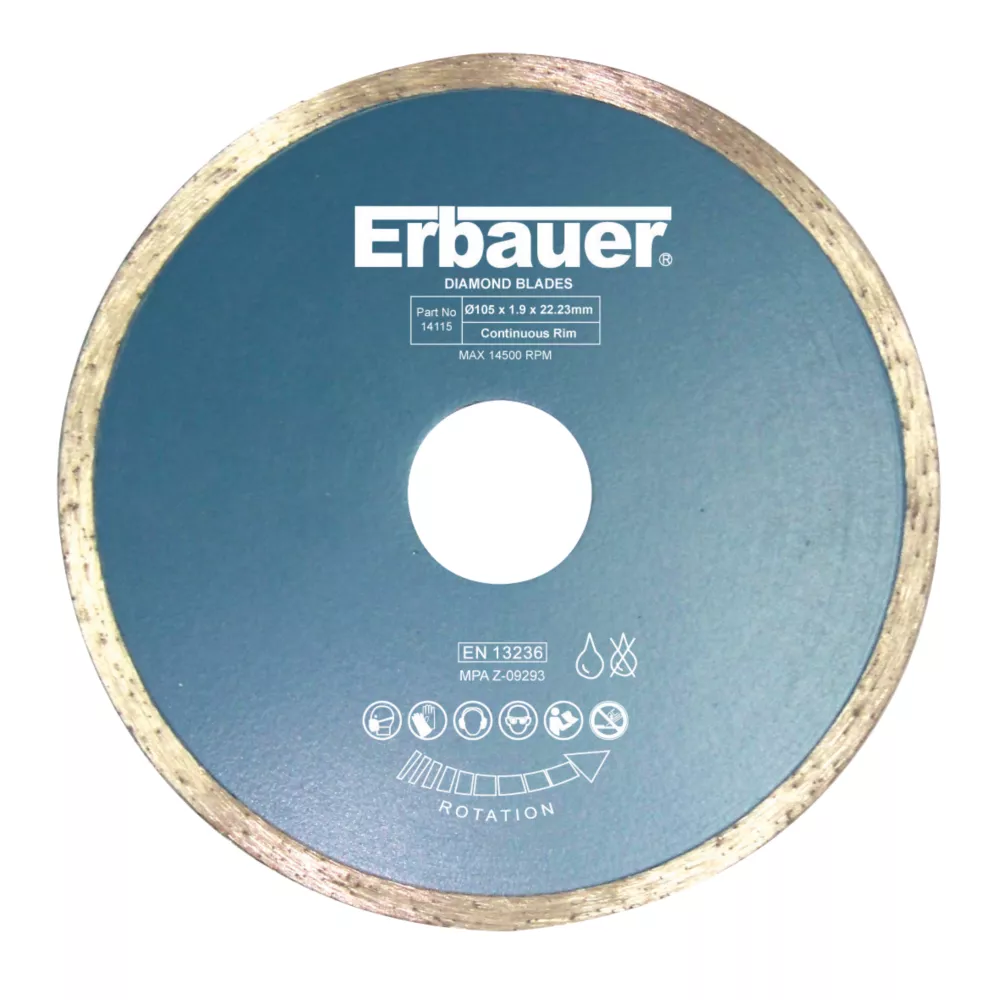 Erbauer Tile Diamond Tile Blade 105 X 22.23mm