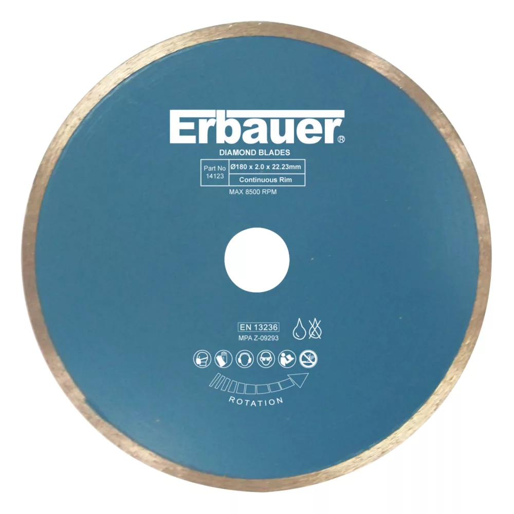 Erbauer Tile Diamond Blade 180 X 22.23mm
