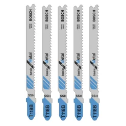 Bosch T118B Sheet Steel Jigsaw Blades 92mm 5 Pack