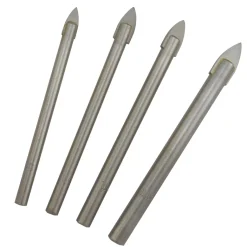 Essentials Glass Drill Bit Set 4 Pcs