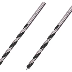 Essentials Brad Drill Bits 3 X 61mm 2 Pack
