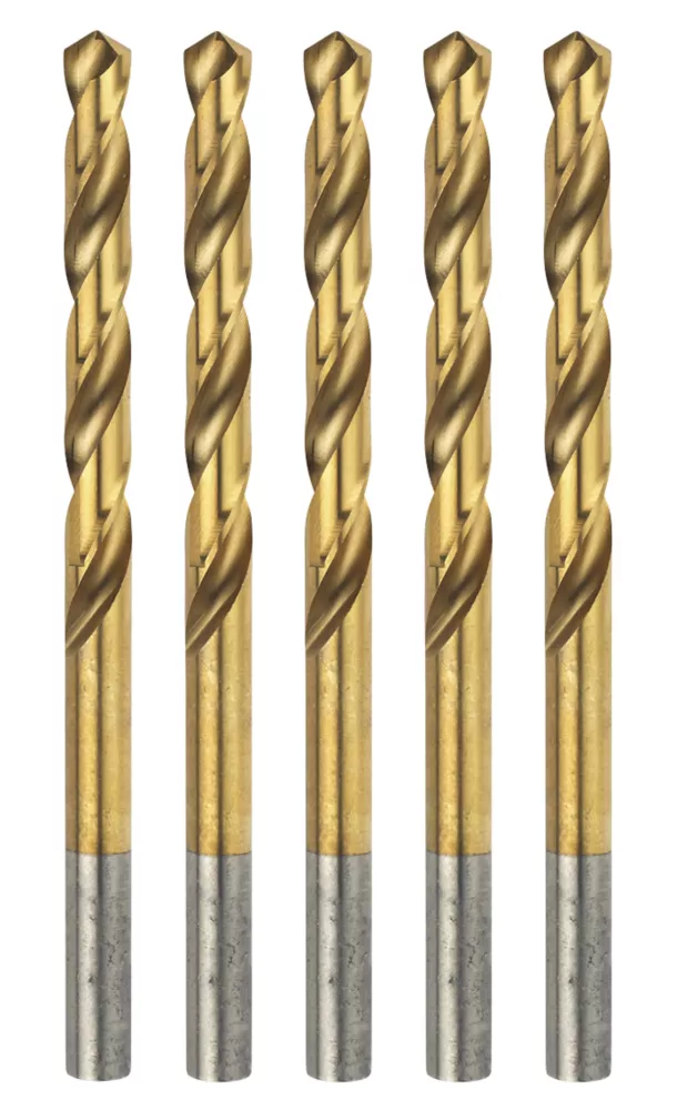 Erbauer Straight Shank Ground HSS Drill Bit 6 X 93mm 5 Pack