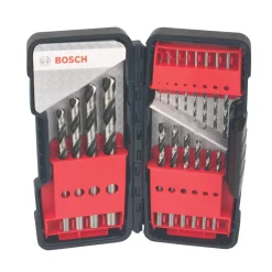 Bosch PointTeQ Straight Shank Metal Drill Bit Set 18 Pieces
