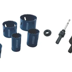 Erbauer 6-Saw Multi-Material Electricians Holesaw Set