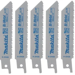 Makita B-20426 Multi-Material Reciprocating Saw Blades 100mm 5 Pack
