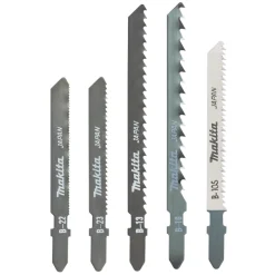 Makita A-86898 Multi-Material Jigsaw Blade Set 5 Pieces