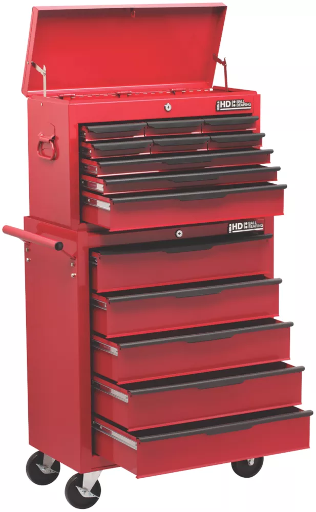 Hilka Pro-Craft 14-Drawer Combination Set With Ball Bearing Drawer Slides - Image 2