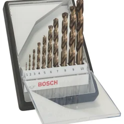 Bosch Straight Shank X-Pro HSS Drill Bits 10 Piece Set