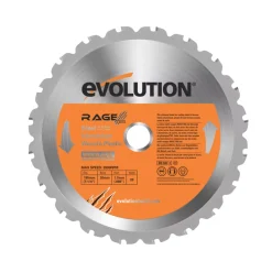 Evolution Wood/Metal/Plastic Circular Saw Blade 185 X 20mm 20T