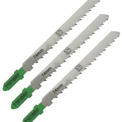 Essentials SJG30534 T101BRF Laminate Jigsaw Blades 100mm 3 Pack