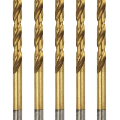 Erbauer Straight Shank Ground HSS Drill Bits 2.5 X 57mm 5 Pack