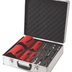 Rothenberger Diamond Dry Core Drill Set 5 Cores