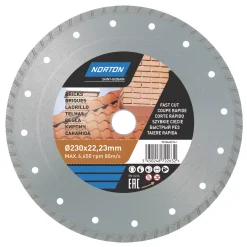 Norton Multi-Material Diamond Cutting Disc 230 X 22.23mm