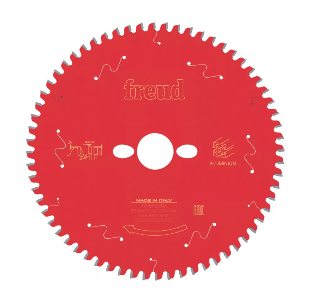 Freud Metal/Plastic Mitre Saw Blade 216 X 30mm 64T