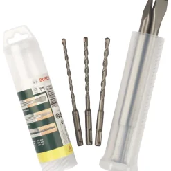 Bosch SDS Plus Shank Chisel & Drill Bit Set 5 Pieces