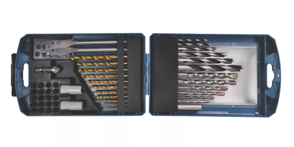 Erbauer Straight Shank Mixed Drill Bit Set 50 Pieces - Image 2