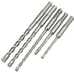 Erbauer SDS Plus Shank Masonry Drill Bit Set 5 Pieces