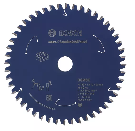 Bosch Expert Laminate Panel Circular Saw Blade 165 X 20mm 48T