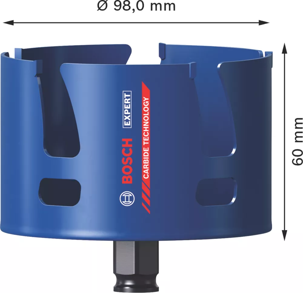 Bosch Expert Multi-Material Holesaw 98mm - Image 8
