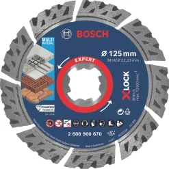 Bosch Expert X-Lock Masonry Diamond Cutting Disc 125mm