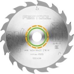 Festool Multi-Material TCT Circular Saw Blade 160 X 20mm 18T