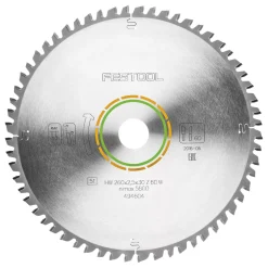 Festool Wood/Plastic TCT Circular Saw Blade 260 X 30mm 60T