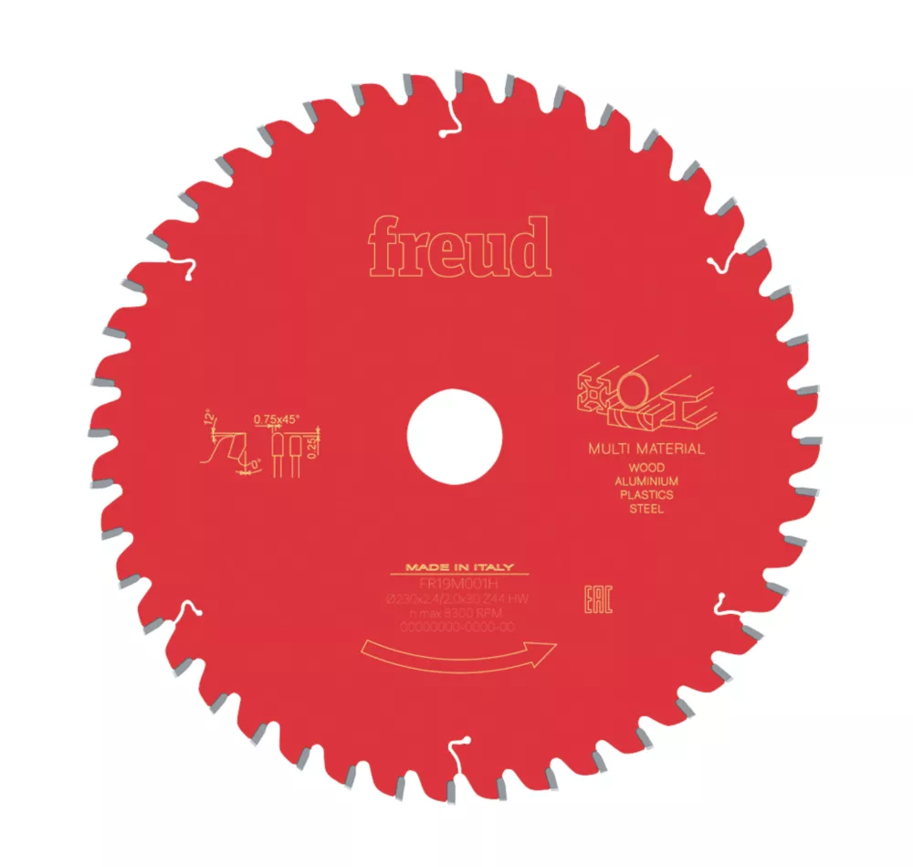 Freud Multi-Material Circular Saw Blade 230 X 30mm 44T