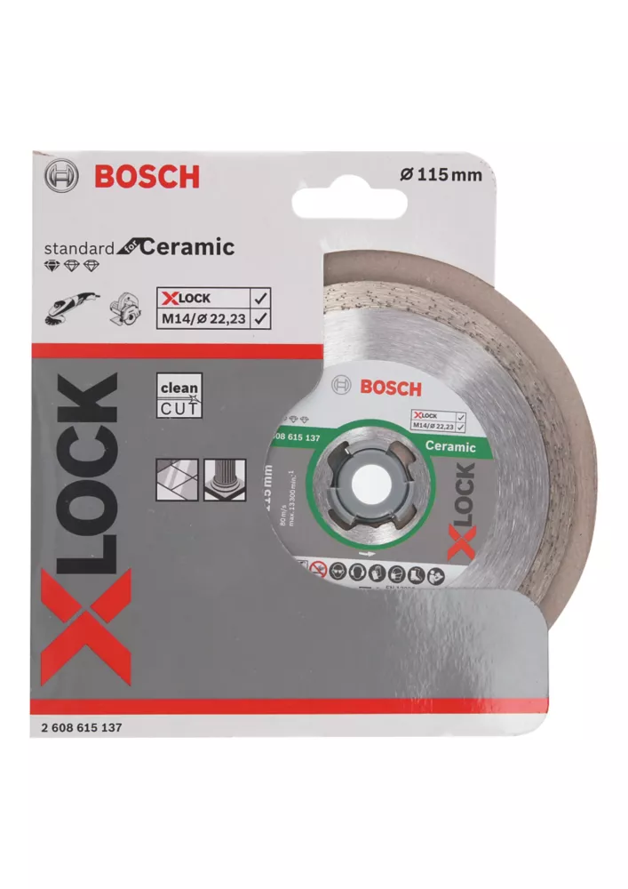 Bosch XLock Tile Diamond Disc 115 X 22.23mm - Image 3
