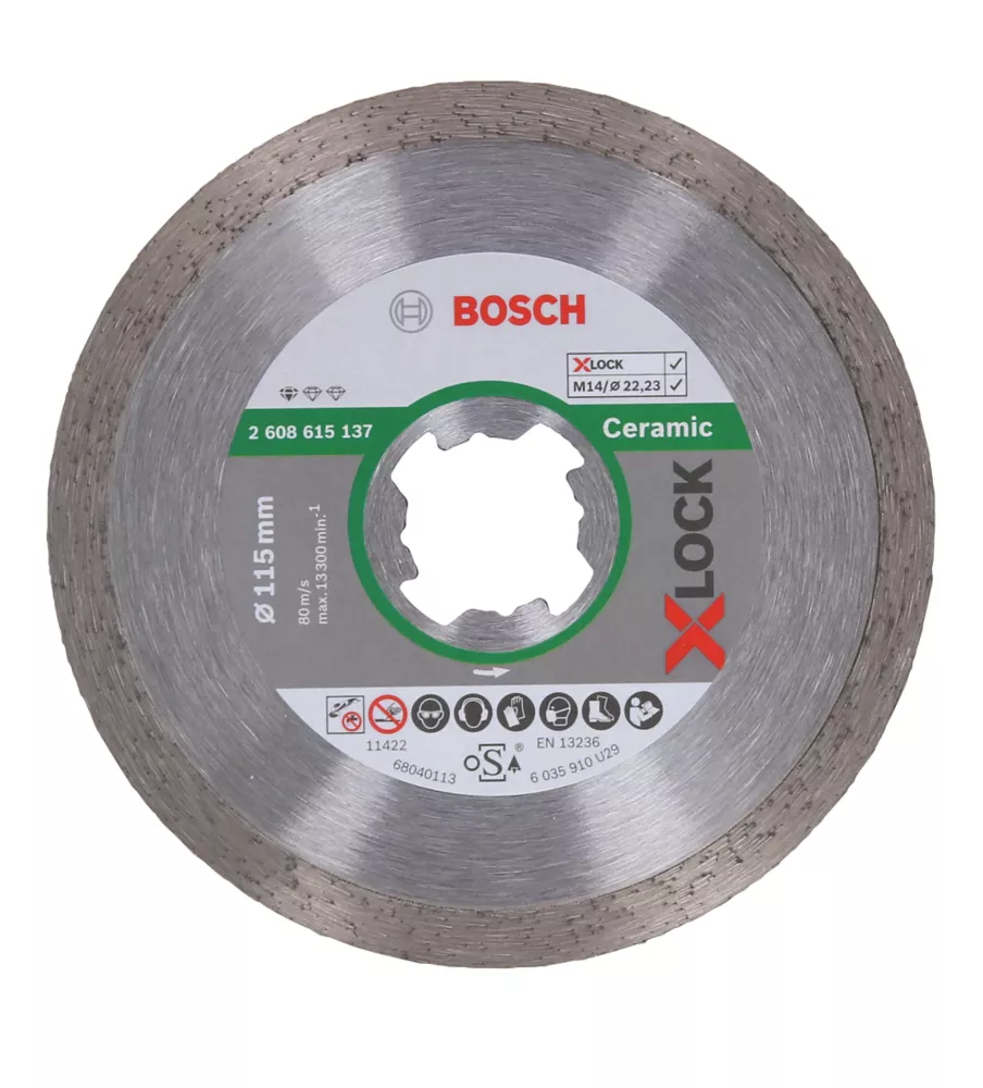Bosch XLock Tile Diamond Disc 115 X 22.23mm