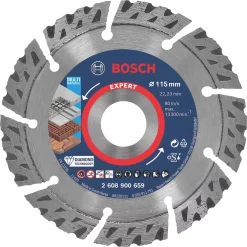 Bosch Expert Masonry Diamond Cutting Disc 115 X 22.23mm