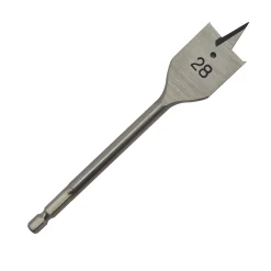 Essentials Flat Wood Drill Bit 28 X 152mm