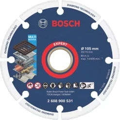 Bosch Expert Multi-Material Diamond Wheel Cutting Disc 105 X 20/16mm