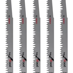 Bosch S1531L Green Wood Reciprocating Saw Blades 240mm 5 Pack