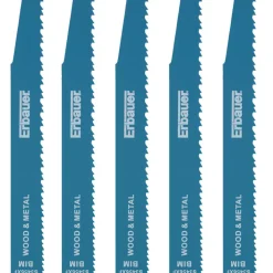 Erbauer Demolition S3456XF Multi-Material Reciprocating Saw Blades 200mm 5 Pack