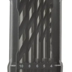 Essentials Quick-Change Brad Point Wood Bit Set 5 Pieces