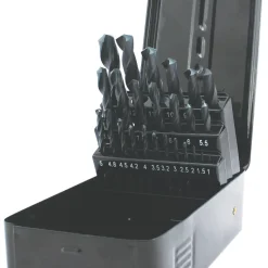 Essentials Straight Shank HSS Drill Bit Set 25 Pieces