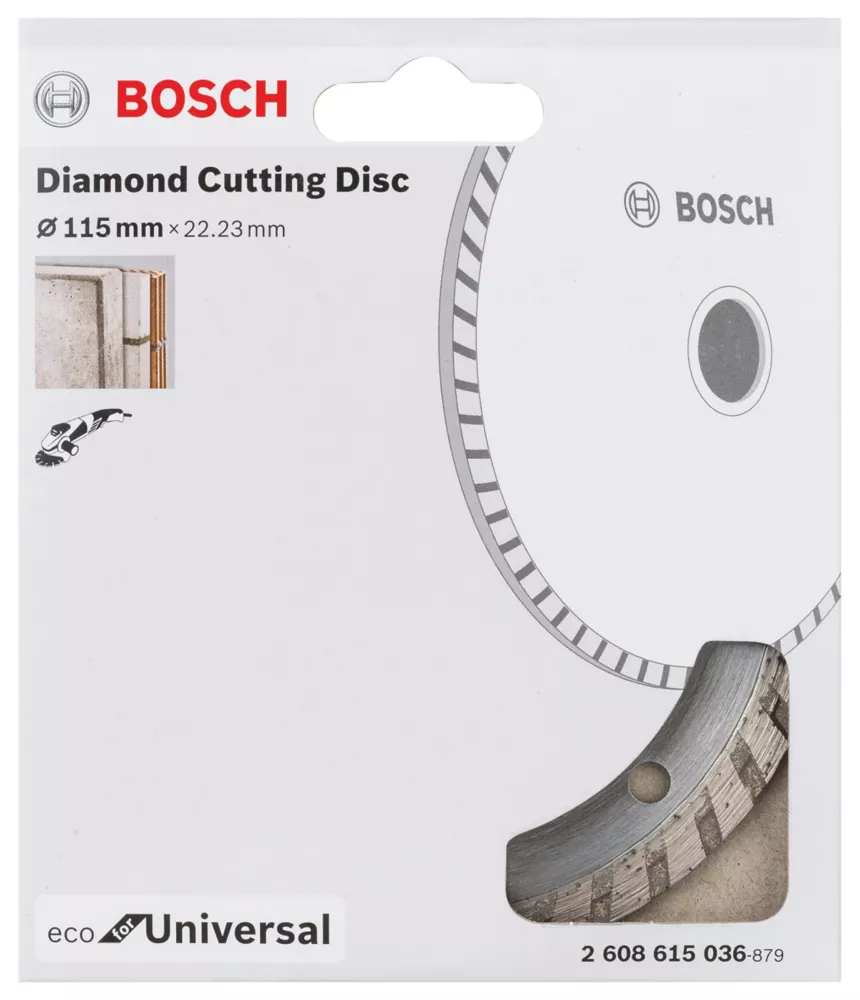Bosch Eco Multi-Material Universal Turbo Diamond Disc 115 X 22.23mm - Image 3