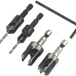DeWalt Plug Cutter & Countersink Set 4 Pieces