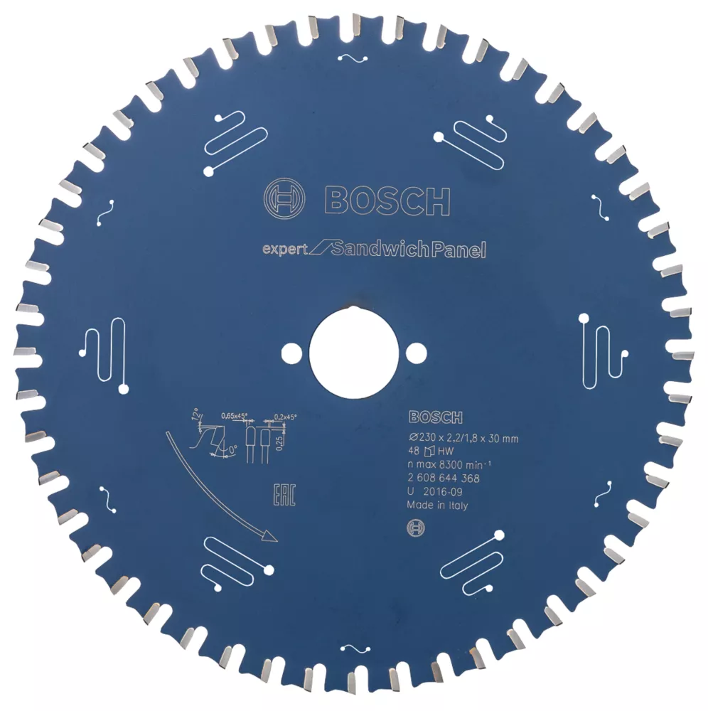 Bosch Expert Sandwich Panel Circular Saw Blade 230 X 30mm 48T