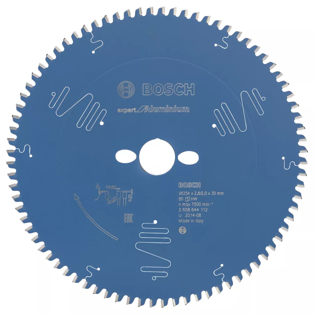 Bosch Expert Aluminium Circular Saw Blade 254 X 30mm 80T